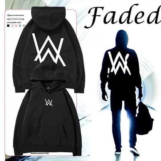 Three-piece set Jiahao suit Alan Walker sweatshirt dance group the same style to wear strong brother mask clothes 1/2