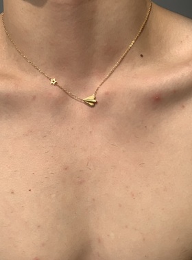 钛钢细链情侣钛钢项链