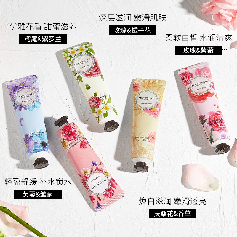 健美创研旗舰店20支护手霜滋润保湿补水秋冬季防干裂男女士嫩肤小巧便携随身套装1