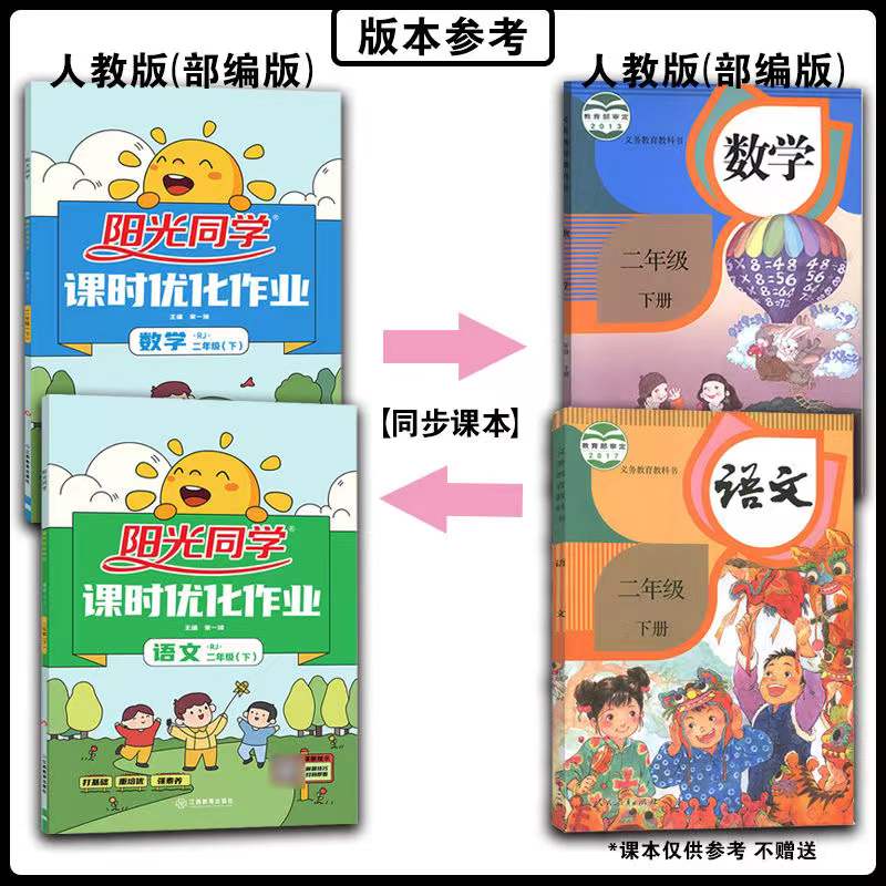 2022年秋版 阳光同学全优好卷课时优化作业一二三四五六年级语文数学英语上册人教版看图说话写话同步训练题单元测试卷一二三年级_书籍_杂志_报纸