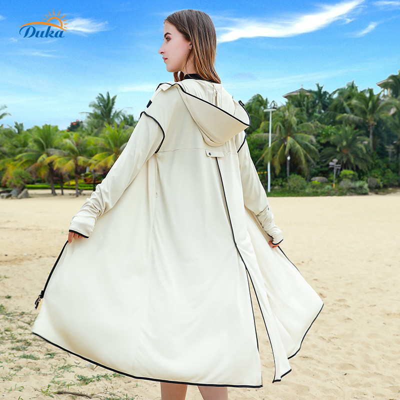 防晒衣长款2020夏户外防紫外线渡卡 渡卡风衣