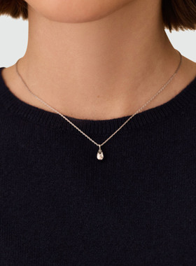 AGATHA/瑷嘉莎DANAÉ水滴系列项链轻奢高级吊坠锁骨链圣诞礼物