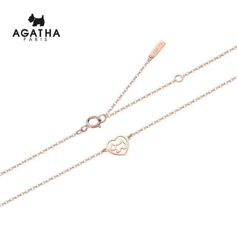 agatha /瑷嘉莎新款14k agatha项链