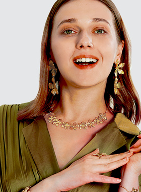 经典大兰花项链AGATHA