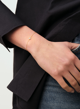 经典璀璨银色泡泡手链AGATHA