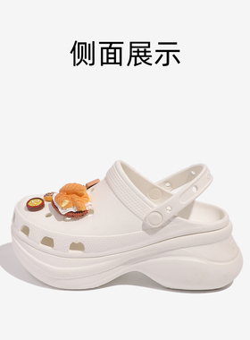 烈鲨骑仕洞洞鞋鞋花卡通鞋扣配饰