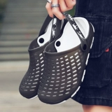 Модные тапочки в стиле Crocs на платформе, пляжные ультрамягкие дышащие мюли, увеличивают рост на 2022 см, мягкая подошва, подходят для носки на улице