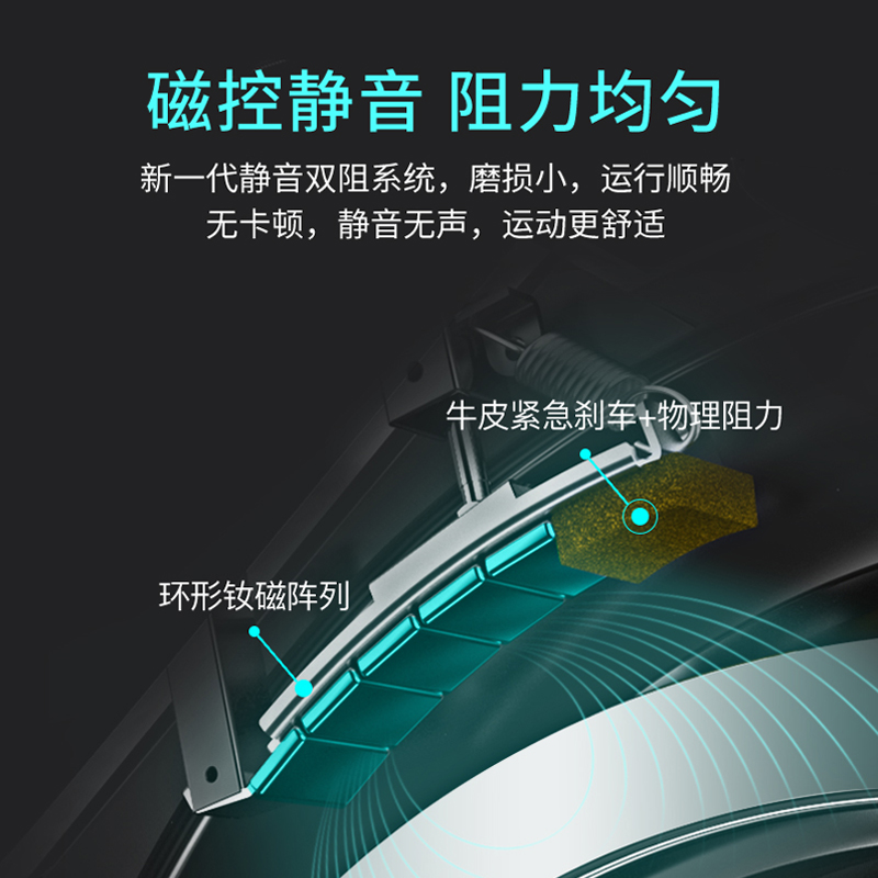 磁控智能动感单车家用室内健身车健身房器材减肥超静音运动自行车