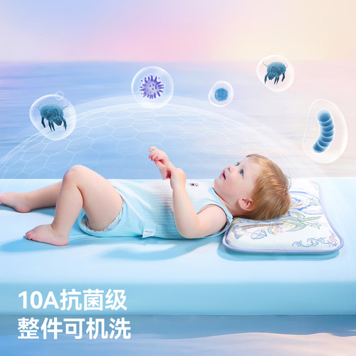 贝肽斯婴儿枕头夏季吸汗透气宝宝0到6个月以上儿童3-6岁天然凉枕 - 图3