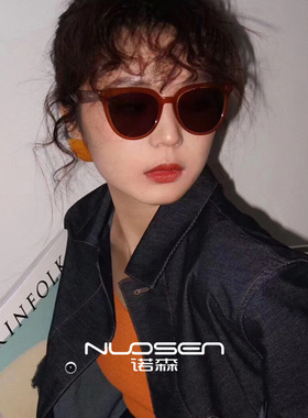 许红豆同款偏光茶色高级感墨镜女