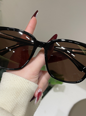 韩版大框墨镜女款高级感2024新款