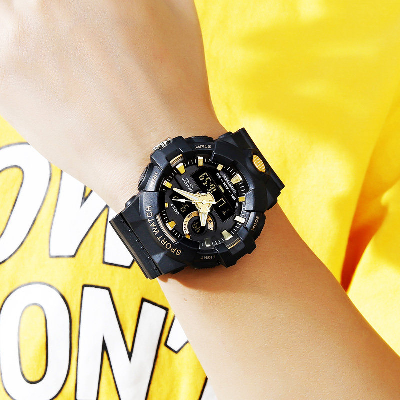 男女考试运动潮流炫酷防水ins男表 三达手表国产腕表