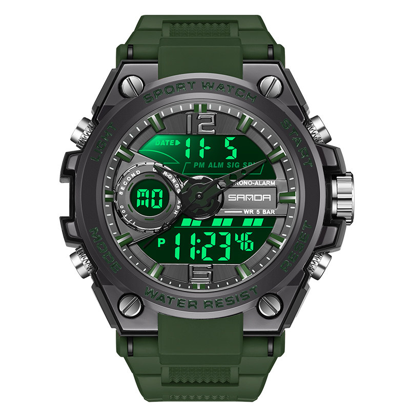 青少年多功能初高中学生户外电子表 三达手表国产腕表