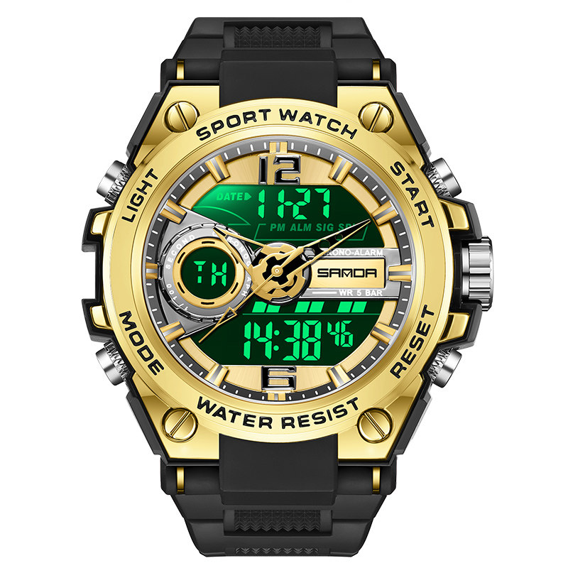 青少年多功能初高中学生户外电子表 三达手表国产腕表