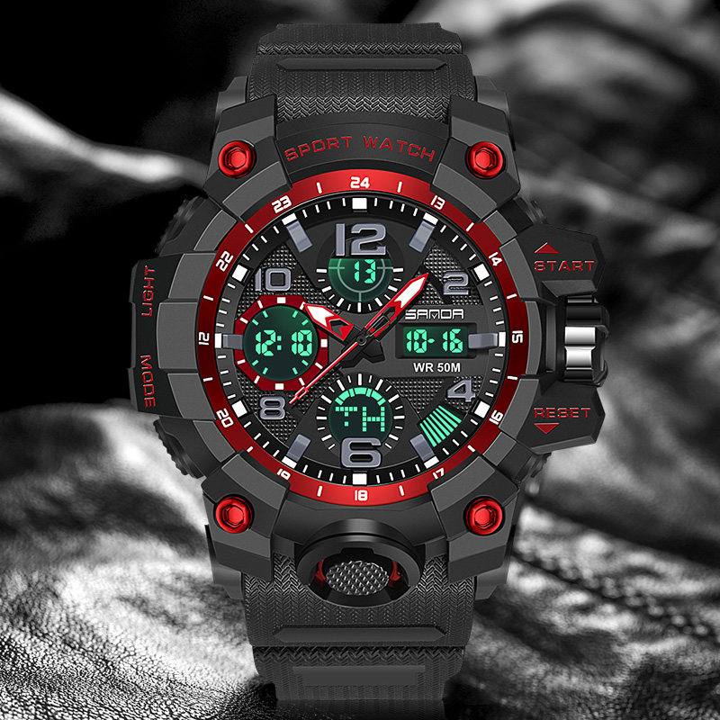 高中生男士初中学生青少年潮流男表 三达手表国产腕表