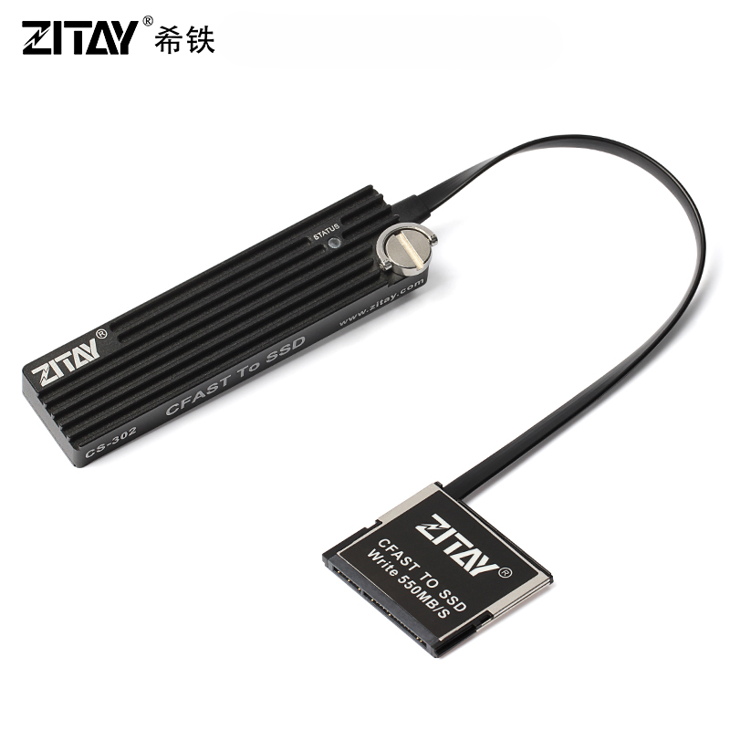 ZITAY希铁CFAST转SSD SATA M.2 BMPCC 4K 6K ZCAM E2存储卡转换器 - 图3