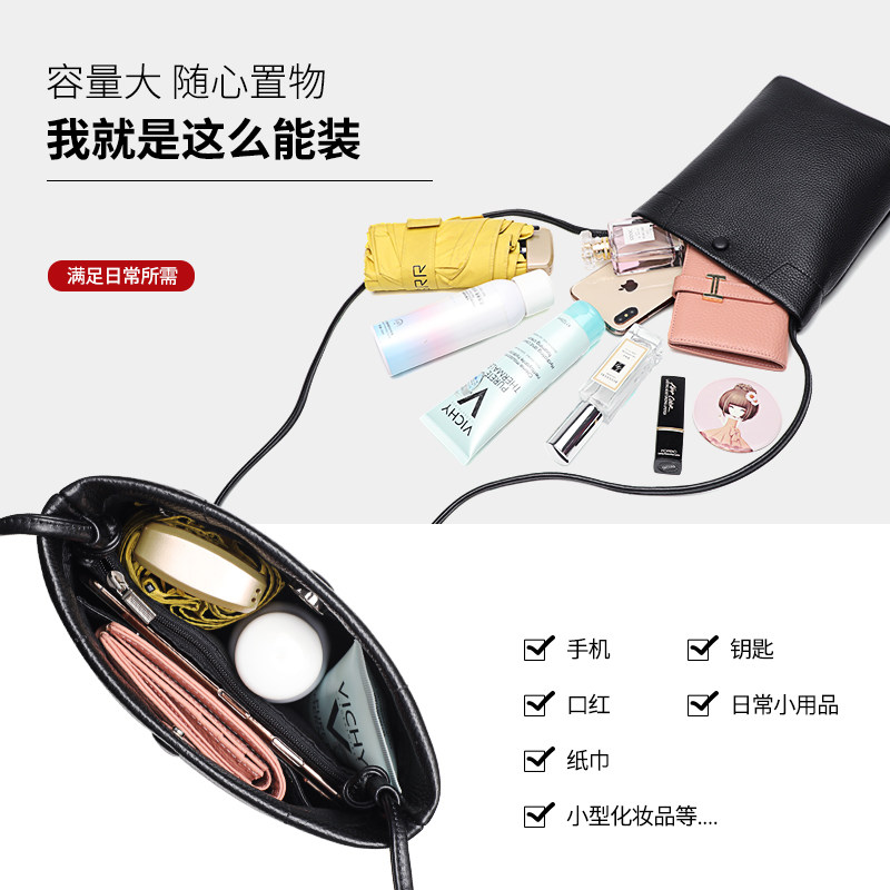 2020新款真皮女士单肩大容量小包包 七黛蒂兰雅女士包袋