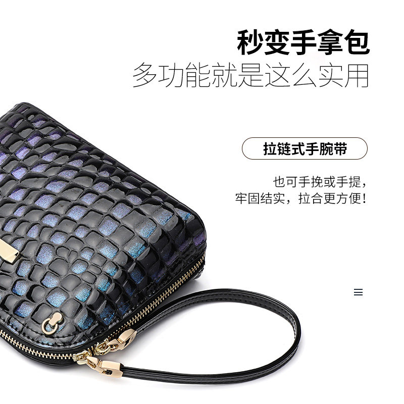 2020新款百搭真皮大容量夏季斜挎包 七黛蒂兰雅女士包袋