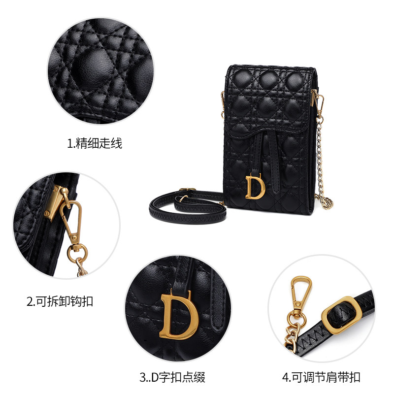 斜挎真皮2020新款夏天迷你放手机包 七黛蒂兰雅手机包