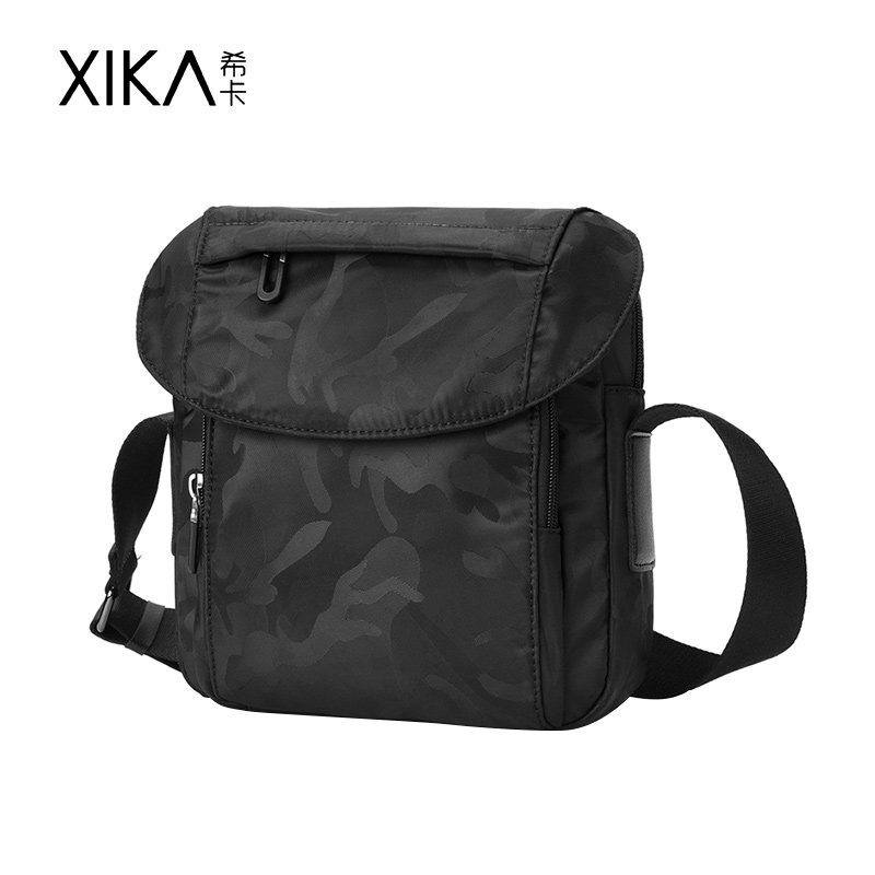 单肩运动男包帆布小挎包男士包包 希卡男士包袋