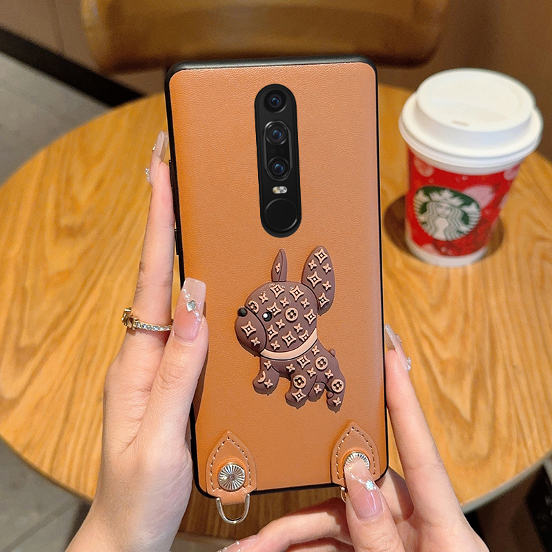 适用于华为MateRS保时捷手机壳高级感棕大牌花纹狗狗华为Mate30RS立体卡通华为Mate30pro新款华为Mate20Pro壳 - 图2