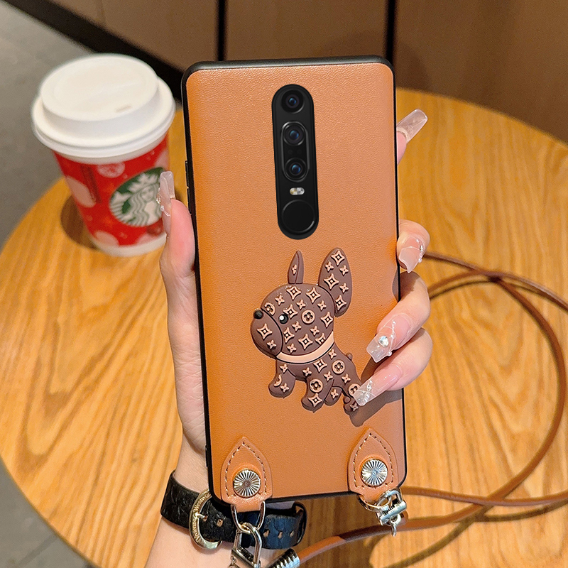 适用于华为MateRS保时捷手机壳高级感棕大牌花纹狗狗华为Mate30RS立体卡通华为Mate30pro新款华为Mate20Pro壳 - 图1