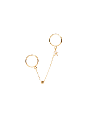 99原创设计chic连体式花朵锆石