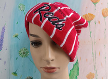 1011-80 beauty stick Cincinnati Red Red White Banging embroidered Knitted Hat Cold Hat-Single Top