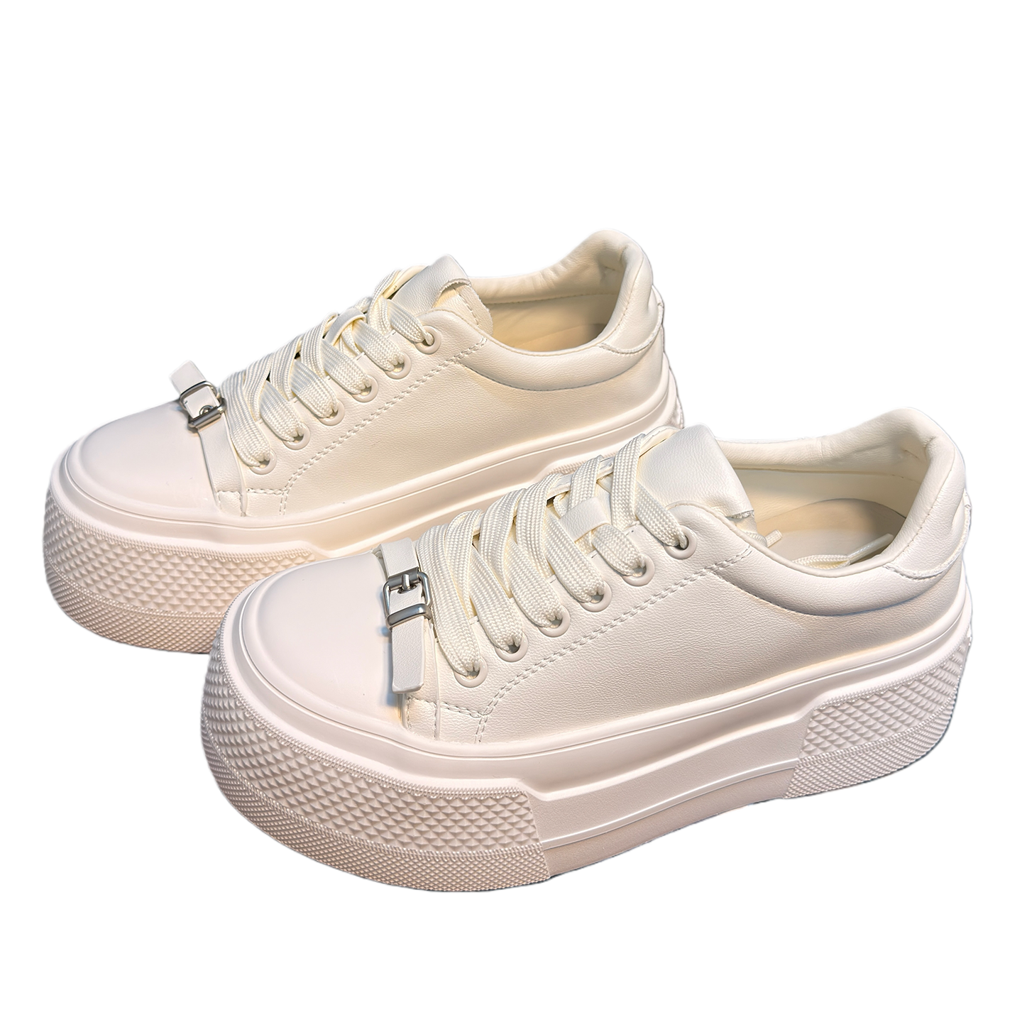 欧货真皮做旧大头面包鞋女厚底松糕小白鞋百搭小个子增高休闲板鞋,淘宝优惠券,粉丝福利购,淘宝优惠卷