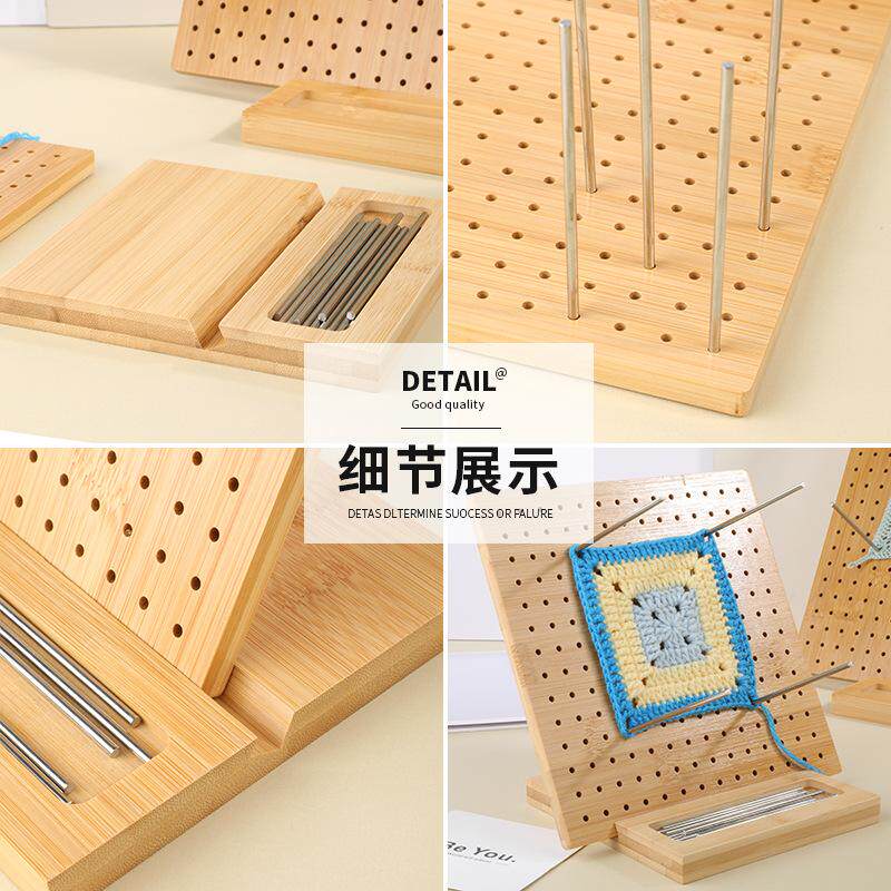 Bamboo and wood hole board safe and environmentally friendly material storage products