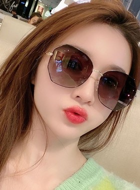 墨镜2024年新款女士防紫外线大脸