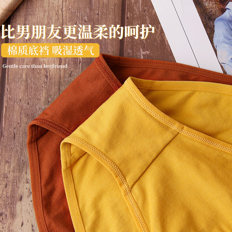 纯棉抗菌性感惑低腰少女女士三角裤 香格雅丽内裤