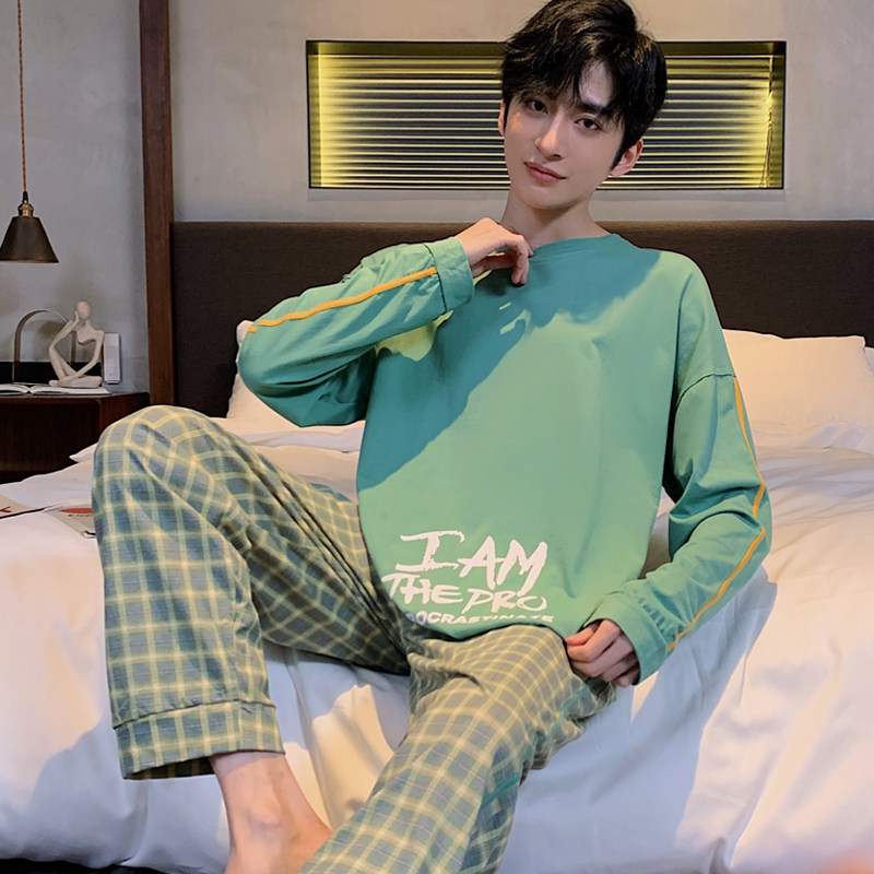 春秋纯棉长袖男士2022新款睡衣 卡之恋服饰睡衣/家居服套装