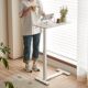 Movable lift bedside table home computer table standing office study table living room foldable sofa side table