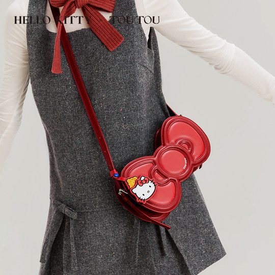 Bolso tote con lazo en la axila auténtico de HelloKitty