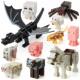 Minecraft magnetic block animal minifigure model