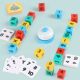 Magnetic blocks English word letters intellectual teaching aids