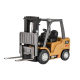 Mini alloy remote control forklift 1 64 desktop crane engineering vehicle children's four-wheel drive rc car toy can carry things