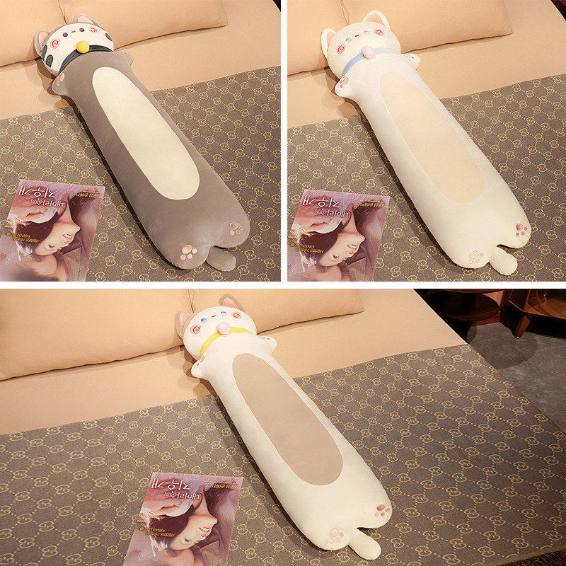 大可爱猫咪长条抱枕女生睡觉玩偶儿童床上抱睡夹腿公仔娃娃可拆洗,淘宝优惠券,粉丝福利购,淘宝优惠卷