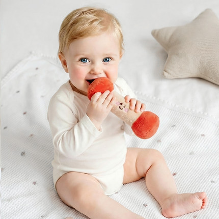 嫚熙婴儿防惊跳手握安抚婴幼儿玩偶宝宝睡觉神器抱睡公仔