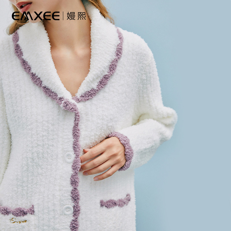 【新品】嫚熙秋冬月子服哺乳可睡衣 嫚熙家居服套装