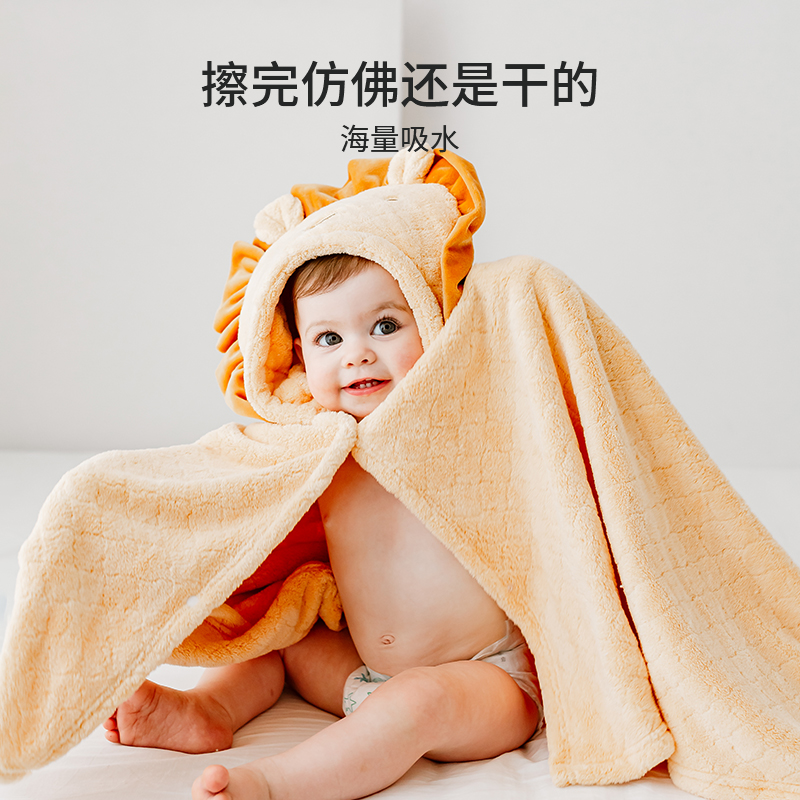 emxee嫚熙儿童新生超软宝宝浴巾 EMXEE嫚熙浴巾