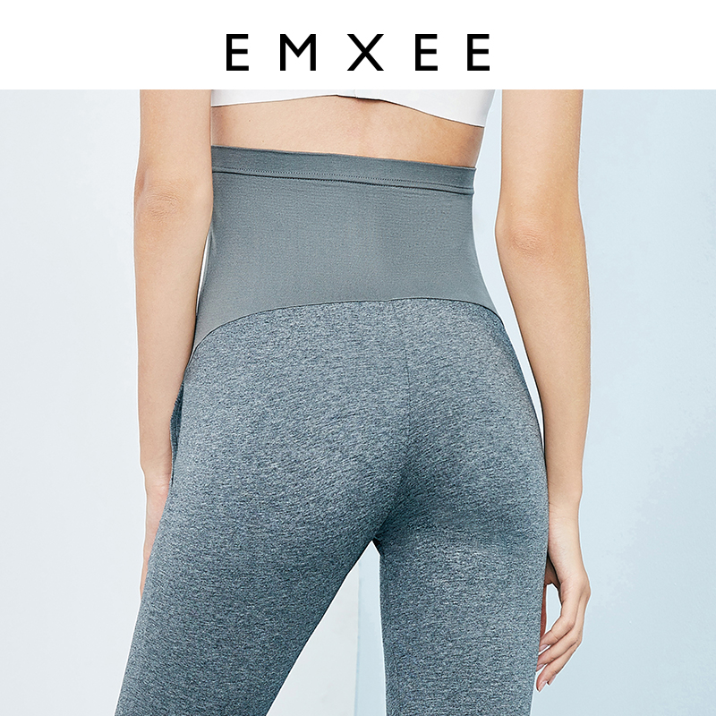 嫚熙孕妇外穿长裤子孕早期装打底裤 EMXEE嫚熙孕妇打底裤