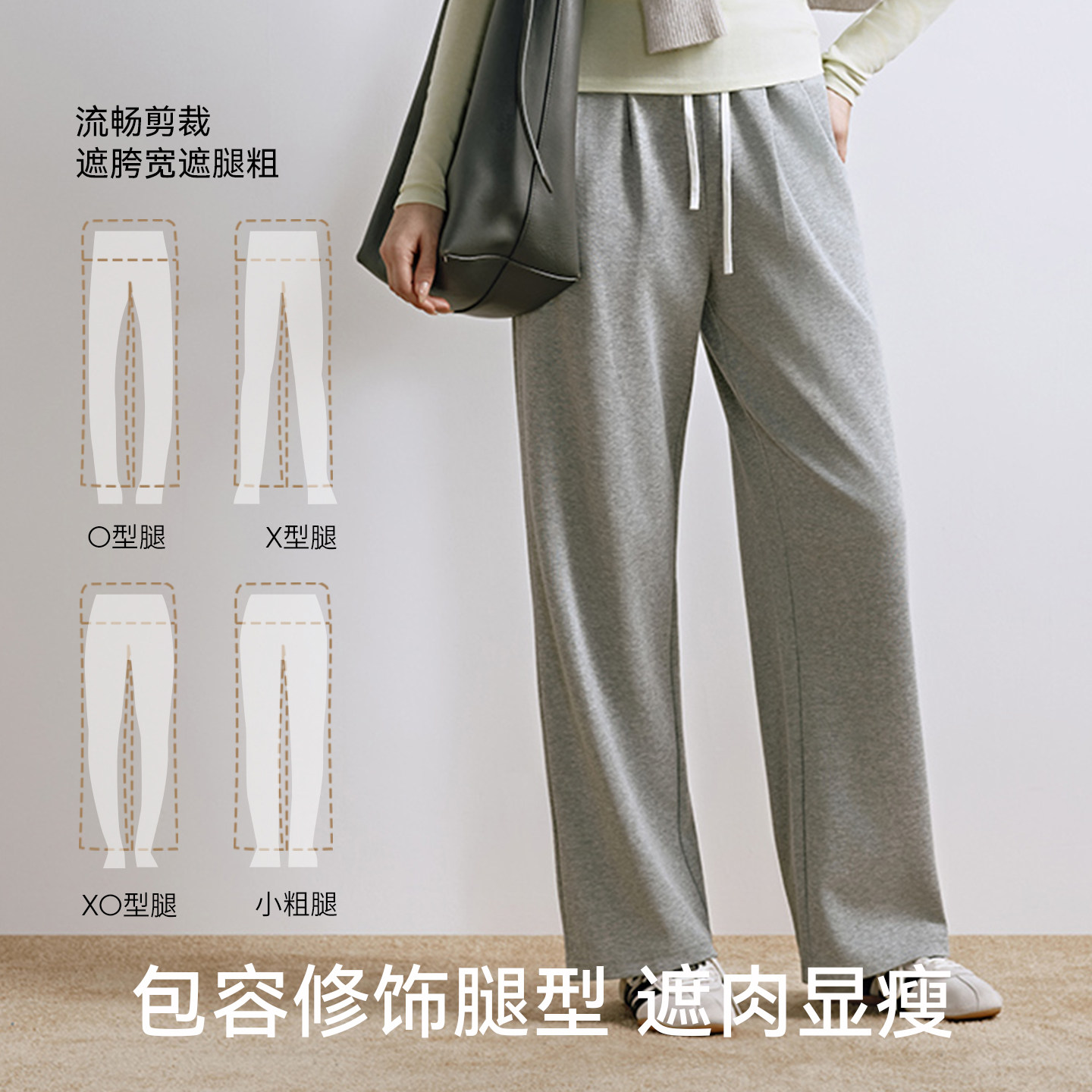 【李佳琦直播间】嫚熙孕妇牛仔裤复古洗水孕期不勒肚子外穿阔腿裤