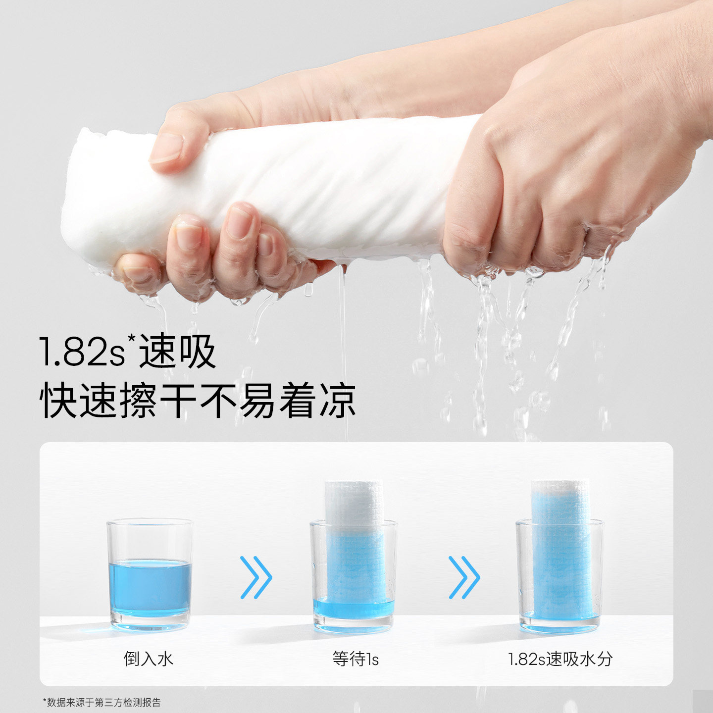 嫚熙一次性浴巾婴儿儿童旅行用品洗澡毛巾加大加厚纯棉单独包装