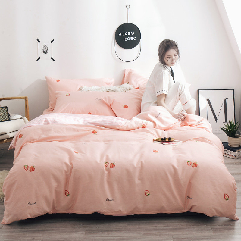 ins北欧风纯棉四件套全棉网红被子 迪埃赛诗床品套件/四件套/多件套
