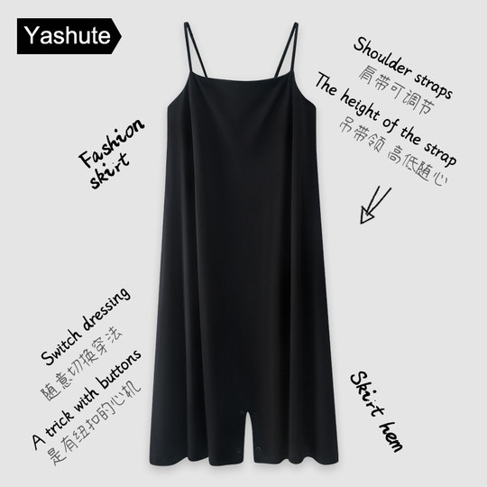 Cool cotton one-piece pajamas for women can wear nightgowns outside