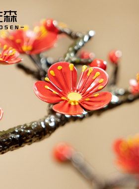 佐森招财摆件铜新中式客厅