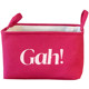 Pink thickened fabric student storage basket dirty clothes bucket
