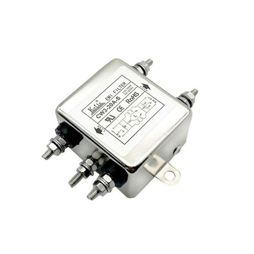 KEILS台湾进口电源滤波器220V单极净化器20A10A直流交流CW3-20A-S - 图2